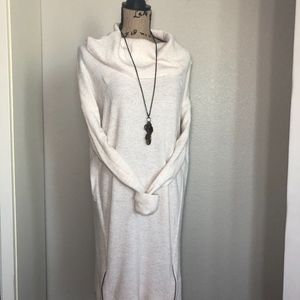 Cowl Neck Sweater Dress